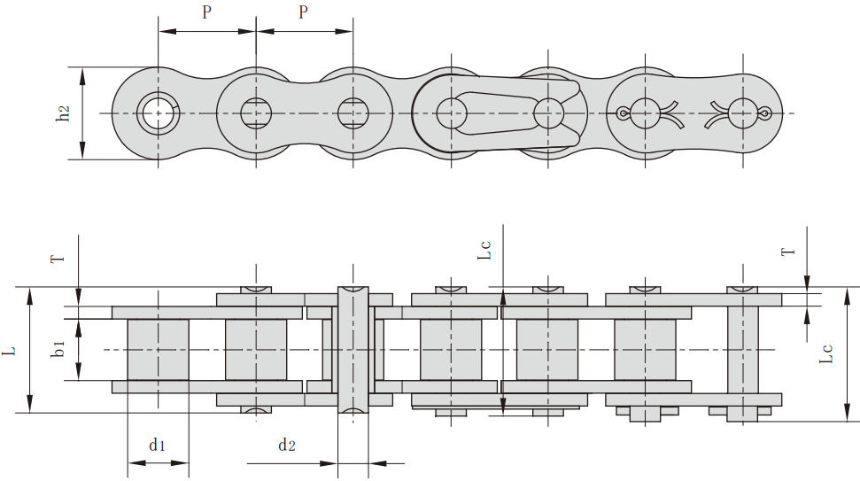 A-Series Heavy-Duty Roller Chain