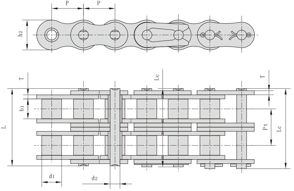 A-Series Heavy-Duty Roller Chain