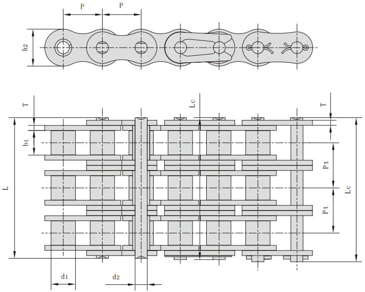 A-Series Heavy-Duty Roller Chain